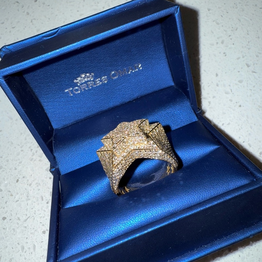 Genuine Diamond 14k Gold 4.9 cwt Diamond Ring - Picture 7 of 10